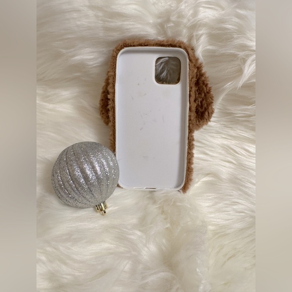 Teddy Dog Fluffy Fur Case iPhone 12 Pro Max EUC Sale - Picture 5 of 11